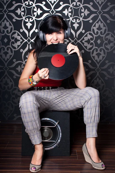 Sexy dj — Zdjęcie stockowe