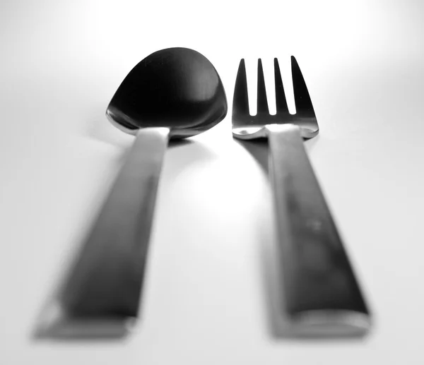 Fork and spoon — Stock Photo, Image