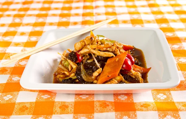 Stirfry chicken — Stock Photo, Image