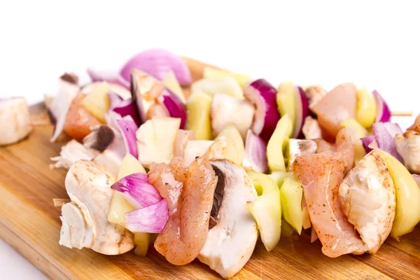 Chicken skewers — Stock Photo, Image