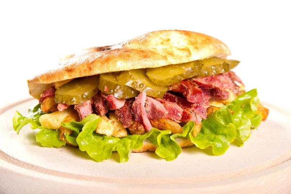 Beef sandwich — Stock Photo, Image