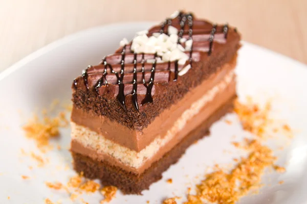 Bolo de chocolate — Fotografia de Stock