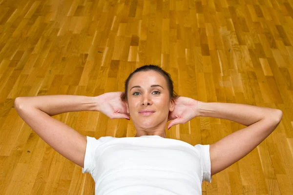 På gymmet — Stockfoto