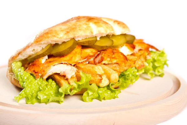 Panino di pollo — Foto Stock