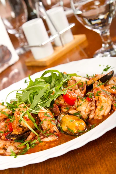 Seafood stew — Stock Photo, Image