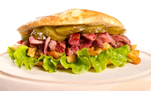Beef sandwich — Stock Photo, Image