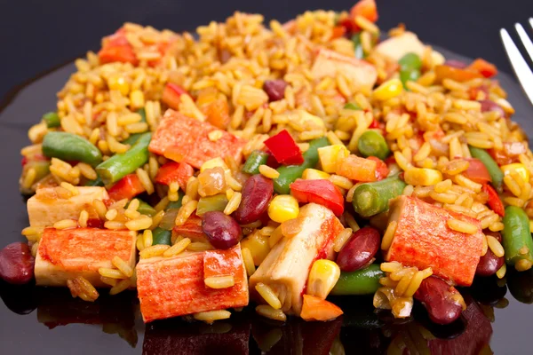 Arroz de Surimi — Foto de Stock