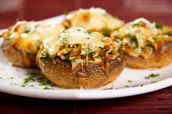 Stuffed mushrooms — Stock Photo, Image