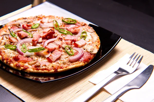 Super pizza — Fotografia de Stock