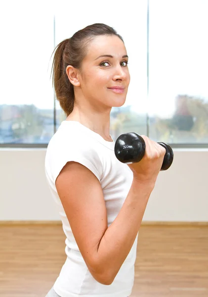 In de sportschool — Stockfoto