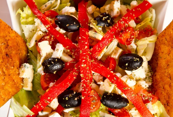 Griechischer Salat — Stockfoto