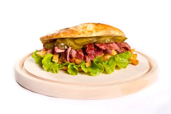 Beef sandwich — Stock Photo, Image