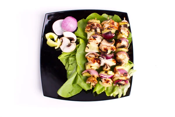 Chicken skewers — Stock Photo, Image