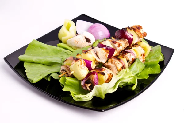 Chicken skewers — Stock Photo, Image