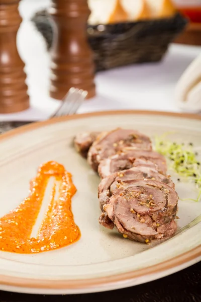 Pork roulade — Stock Photo, Image