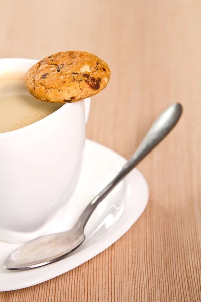 Koffie en cookie — Stockfoto