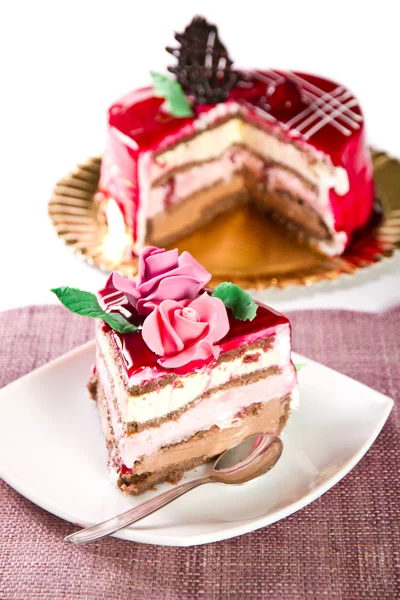 Bolo de frutas — Fotografia de Stock