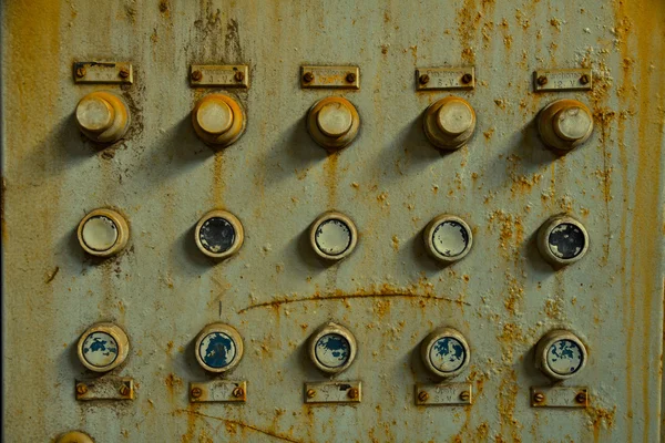 Painel de controle antigo — Fotografia de Stock