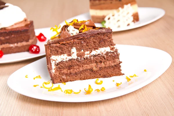 Chocolate cake — Stock Photo, Image