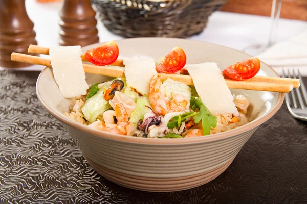 Seafood salad — Stock Photo, Image