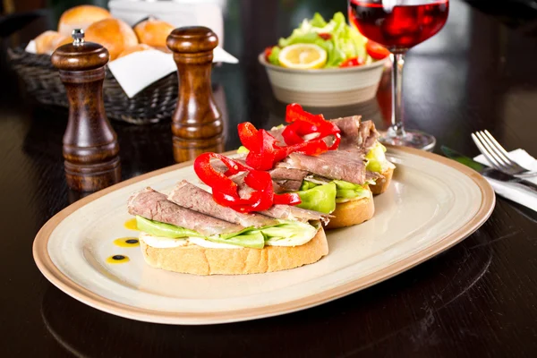 Gourmet sandwich — Stock Photo, Image