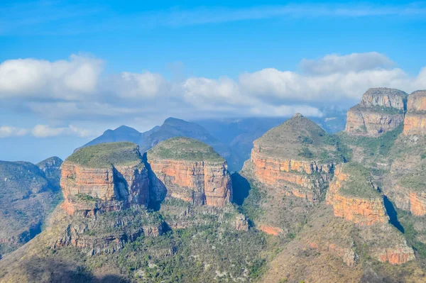 Canyon Del Fiume Blyde Tre Rondawel Nel Percorso Panoramico Mpumalanga — Foto Stock