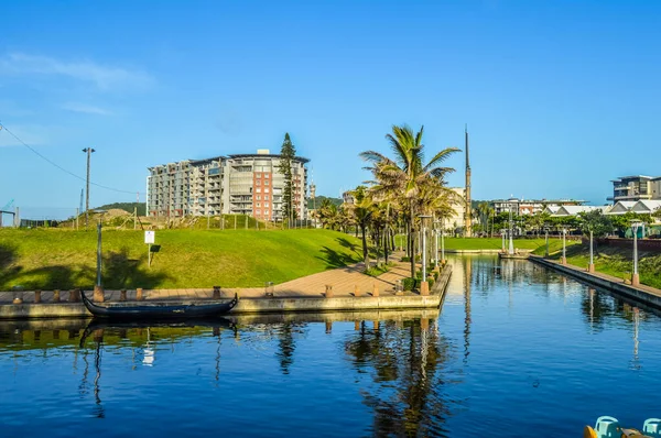 Paseo Panorámico Góndola Canal Durban Cerca Ushaka Sudáfrica —  Fotos de Stock