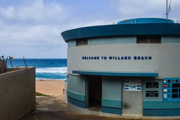 Willard Praia Melhor Popular Praia Bandeira Azul Ballito Dolphin Costa — Fotografia de Stock