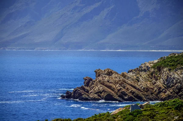 Cape Town Mountain Landscape Robberg Pringle Bay Atlantic Ocean Clarence — Stock Photo, Image