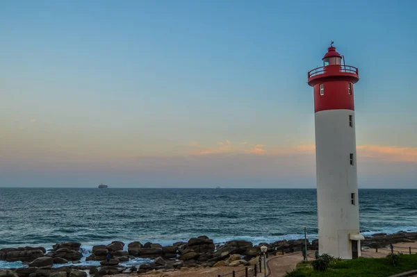Umhlanga Lighthouse One Worl Iconic Lighthouses Durban North Kzn South — Stock Photo, Image