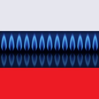 Rus bayrağıyla yakılan