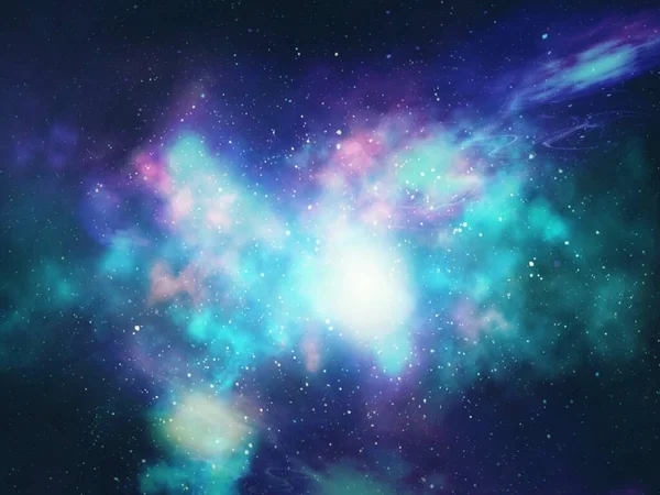 Γαλαξίες Και Αστέρια Στο Διάστημα Έναστρος Ουρανός Θολή Σχεδιασμός Εικονογράφησης — Φωτογραφία Αρχείου