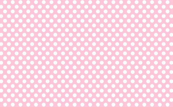 Small Polka Dots Seamless Pattern Pink Background Illustration — 图库照片