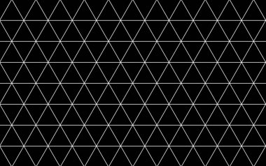Seamless black triangle pattern background - illustration design 