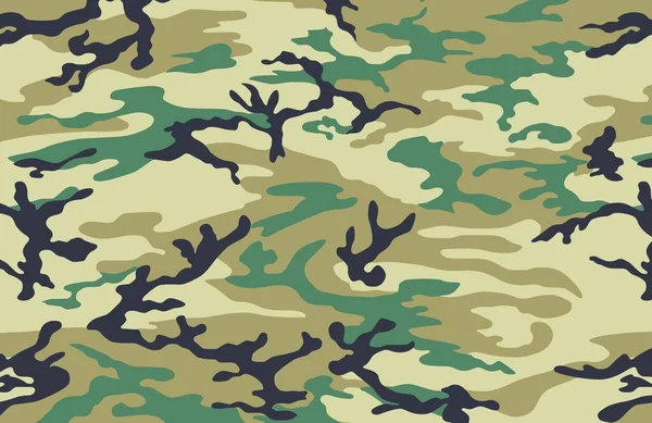 Klasik Kusursuz Kamuflaj Deseni Ordu Dokusu Koyu Yeşil Noktalar Moda — Stok fotoğraf