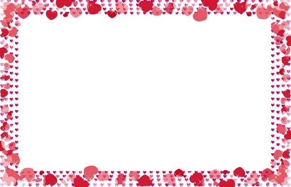 Frame Hearts White Background Illustration Design — Stock Photo, Image