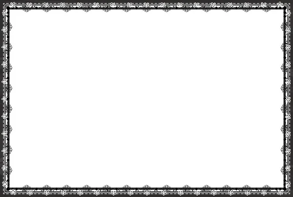 Picture Frame Isolation White Background Illustration — ストック写真