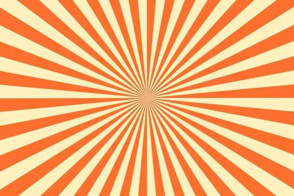 Ray Orange Colour Background Retro Style Illustration Design — ストック写真