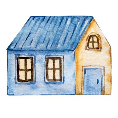 Suluboya Noel Şirin kış maviliği