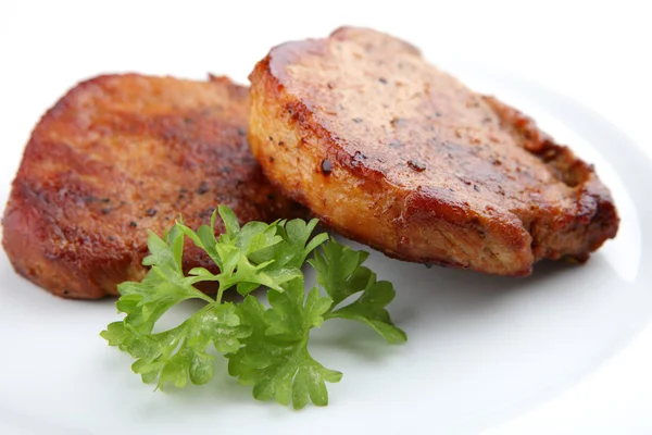 Grilled steaks — Stock Photo, Image