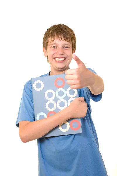 Young smiling teenage boy — Stock Photo, Image