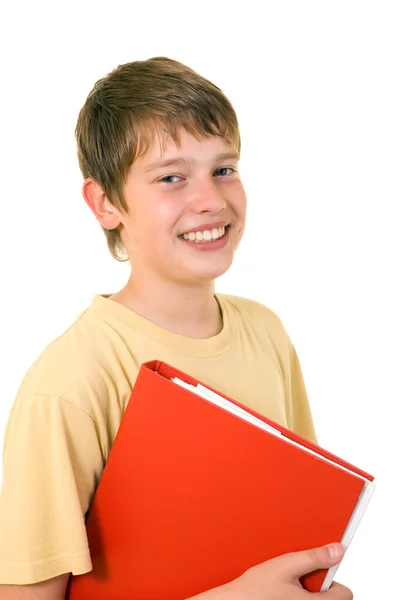 Young smiling teenage boy — Stock Photo, Image