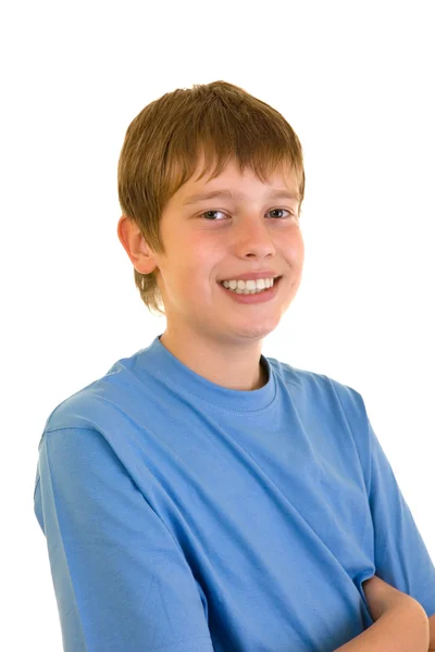 Young smiling teenage boy — Stock Photo, Image