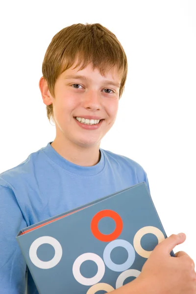 Young smiling teenage boy — Stock Photo, Image