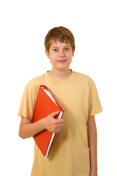 Young smiling teenage boy — Stock Photo, Image