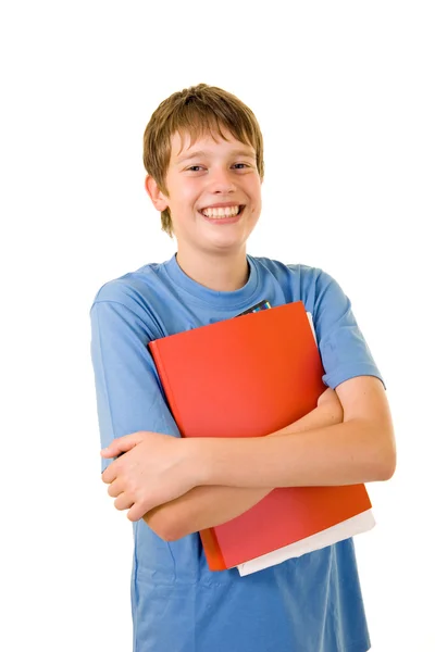 Young smiling teenage boy — Stock Photo, Image