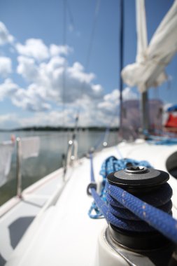 Sailboater'ın ekipman yat üzerinde