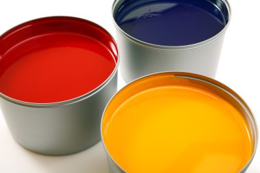 CMYK malalar, baskı mürekkep ile