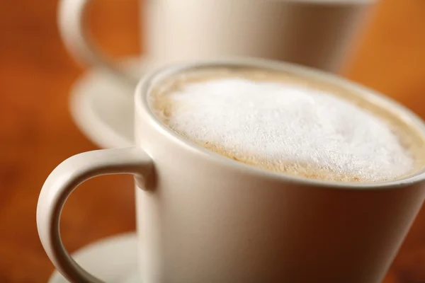 Kawa z mlekiem, bita — Zdjęcie stockowe