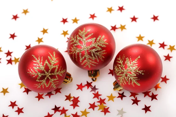 Christmas tree decorations stars — Stock Photo, Image